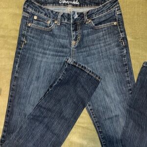 Aeropostale Women's Dark Blue Skinny Jeans